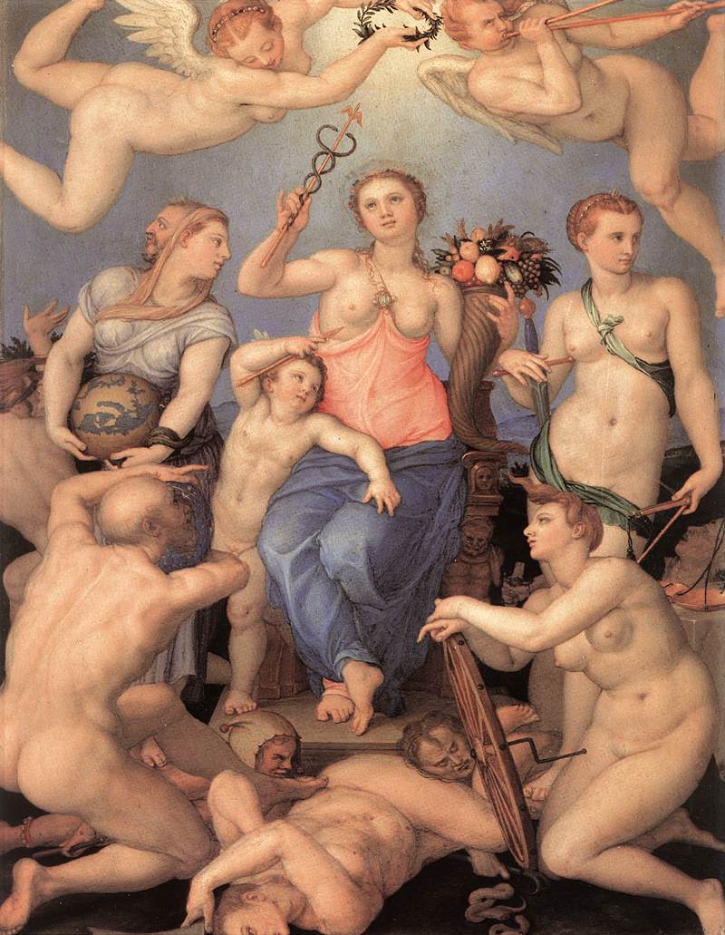 BRONZINO, Agnolo Allegory of Happiness sdf